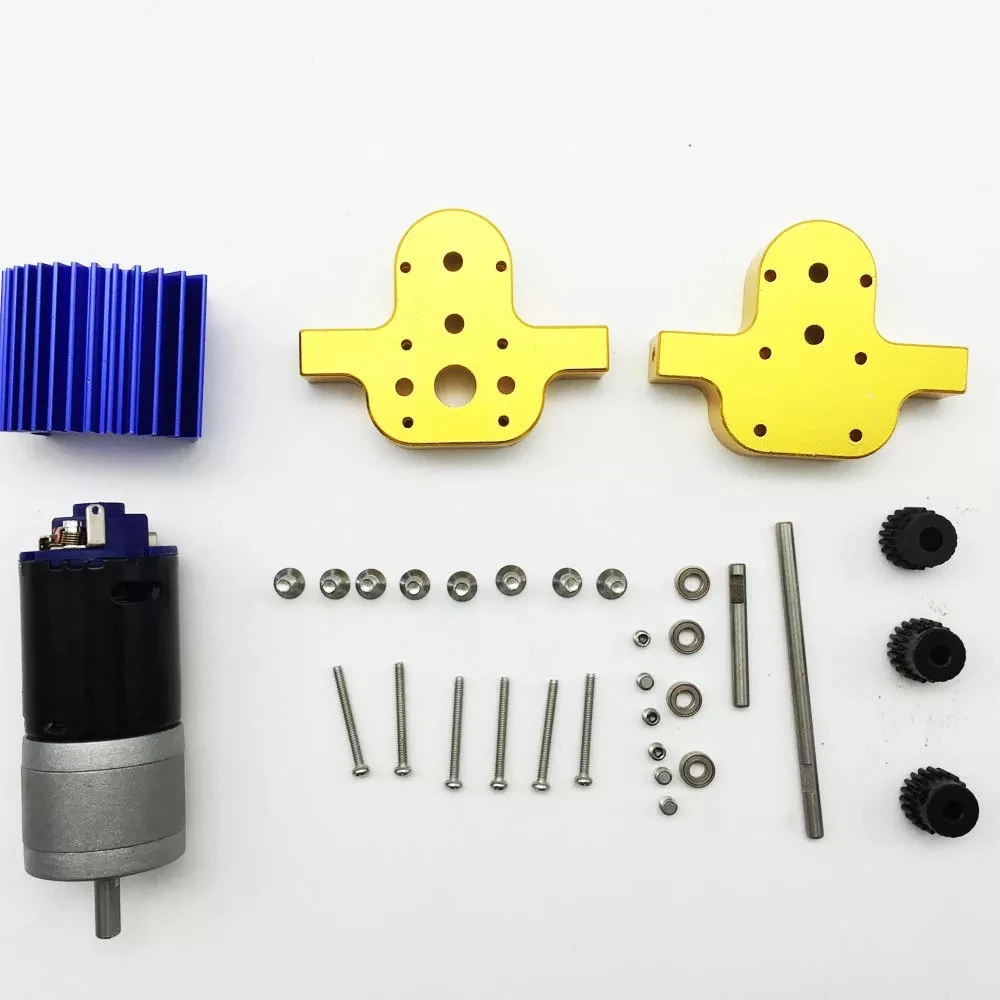 

Crawlers 370 Motor Transfer Gear Box Part Trucks Bridge Device RC Car Case Accessories Metal Components Spare For JJRC Q65