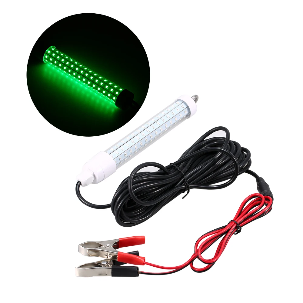 

10W 12V 120 LEDs Fishing Light Attracting Fish Underwater Night Luring Lamps Fish Finder Light for Boats Docks Fishing Pesca