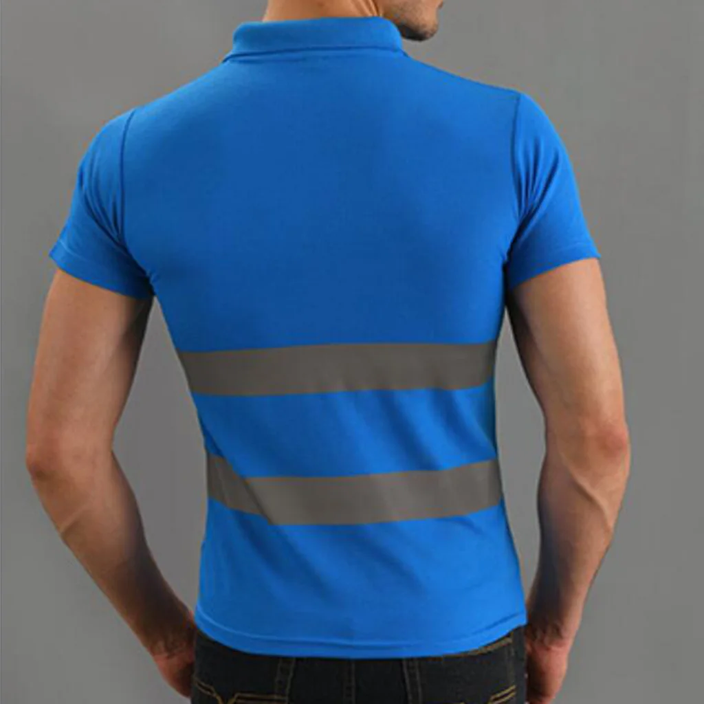 Hi Vis T Shirt Reflective Safety Short Sleeve HIGH Visibility