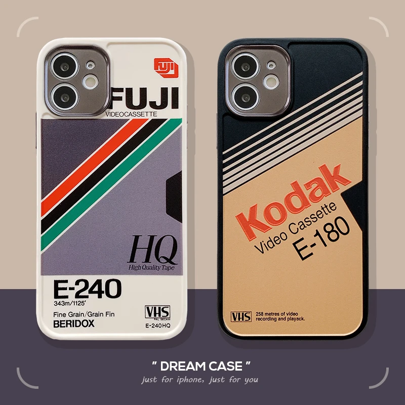 Japan Fuji Video Kodak Case For Iphone 7 8 Plus Se2 12 Mini 11 Pro X Xs Max Xr Fashion Soft Tpu Digital Brand Cover Capa Phone Case Covers Aliexpress