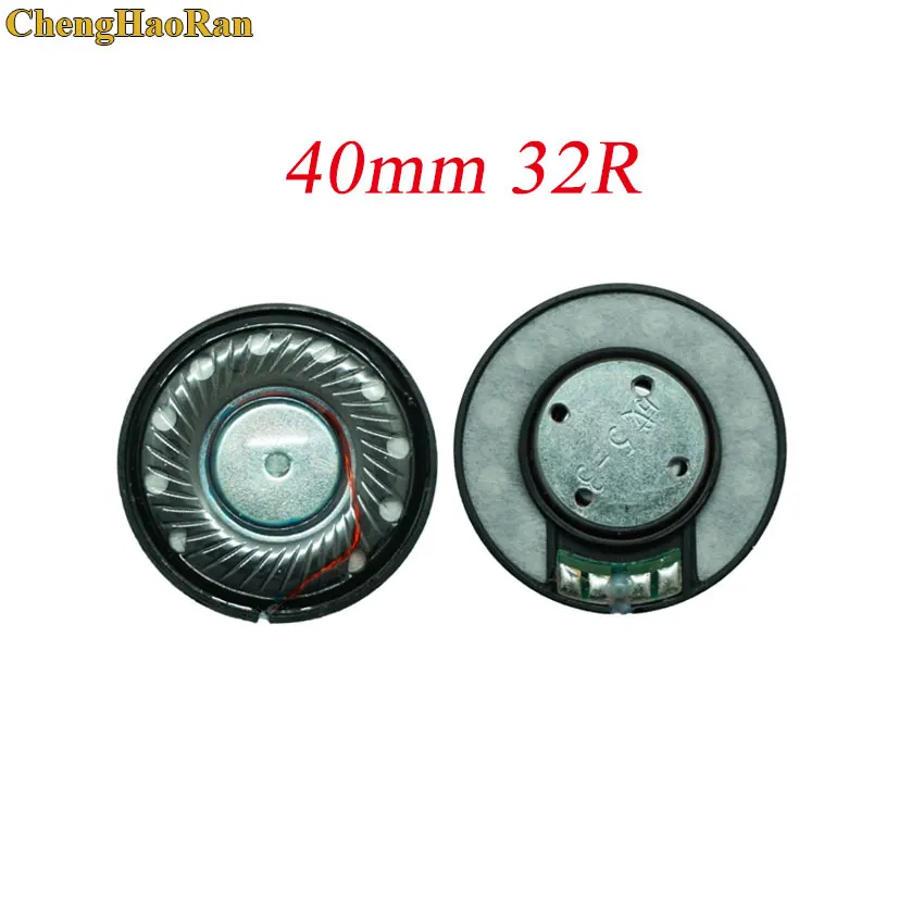 ChengHaoRan 1 шт. 40 мм 32R 32ohm наушники Динамик шумоподавление Гарнитура Bluetooth