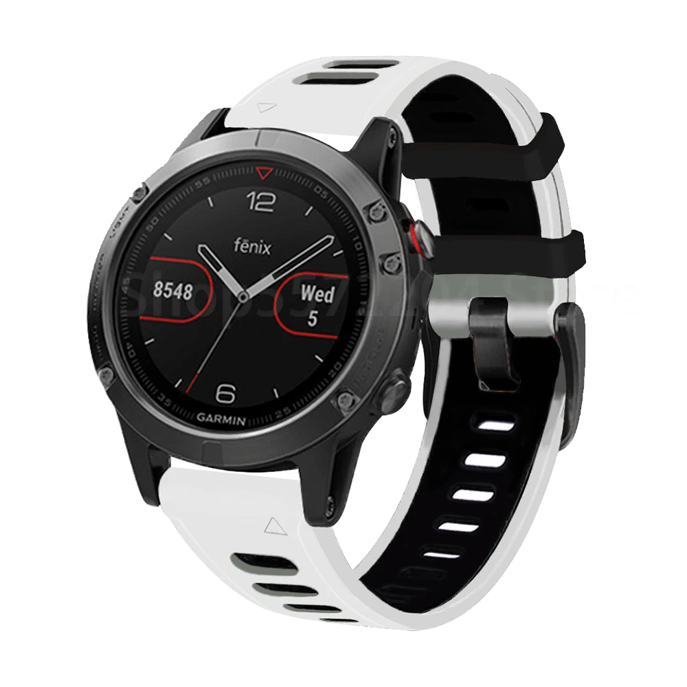 22 26MM Quick Release Bracelet Silicone Watch Wrist Band Strap For Garmin Fenix 6 6X Pro Fenix 5 5X Forerunner 935 945 Wirstband