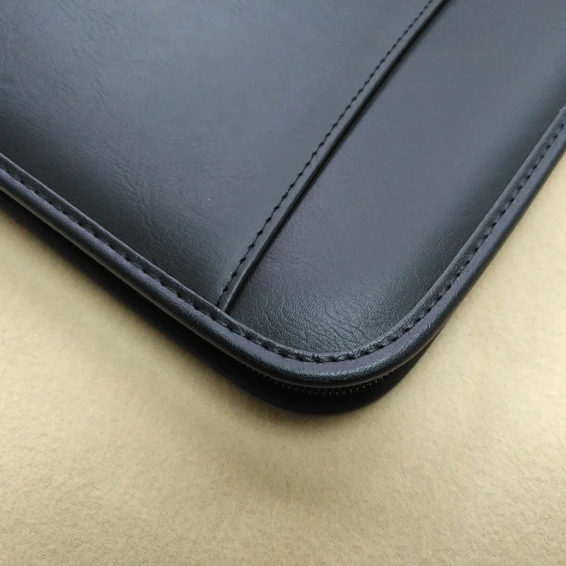 Мультифункциональный из искусственной кожи a4 padfolio папка для документов сумка органайзер мешок с застежкой-молнией калькулятор CD слот карман