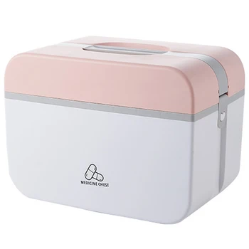 

Portable Multi-Layer Medicine Box First Aid Kit Plastic Car Travel Pill Storage Box Home Large Capacity Organizer Containers
