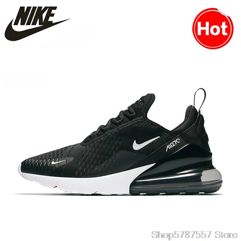 Женские кроссовки для бега Nike AIR MAX 270 черные Нескользящие износостойкие легкие