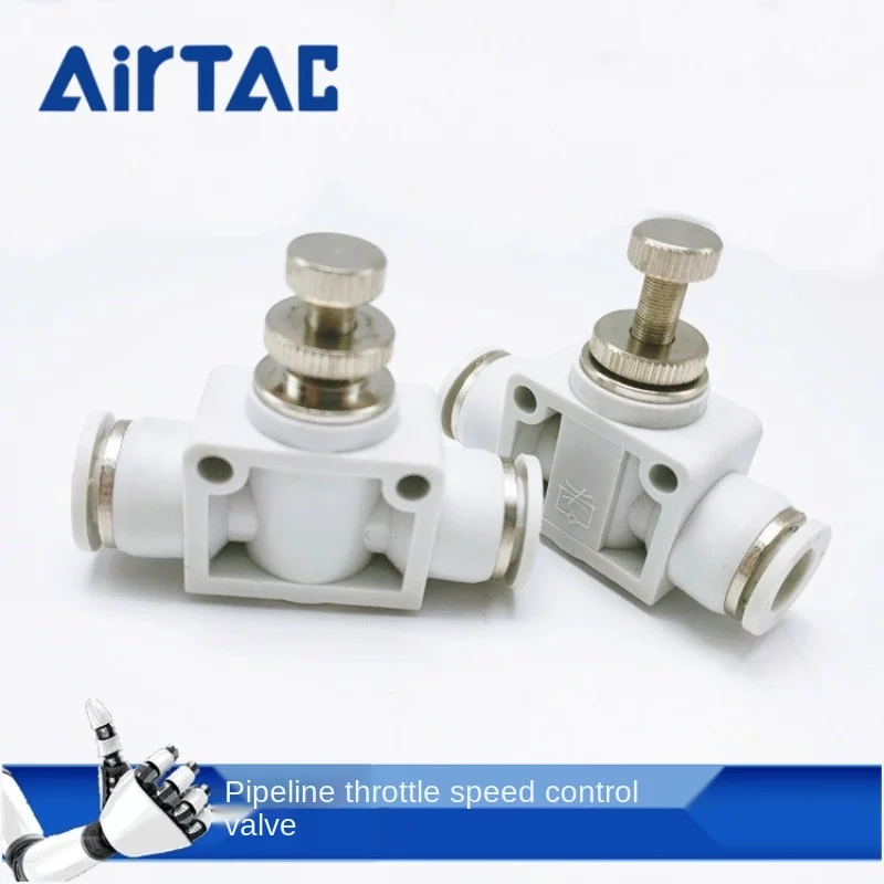 

Airtac pipeline type quick plug tracheal throttle valve connector ASA4 ASA6 ASA8 ASA10 ASA12 spot