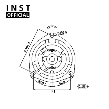 

Air Conditioning Fan AC A/C Blower Motor FOR HINO ENGINEERING MACHINERY HIGH POWER 24v INST-7123