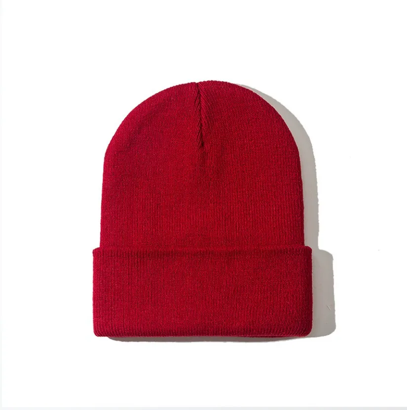 Модные зимние шляпы для женщин Billie Eilish Beanie Hat, однотонная шапочка, зимняя мужская Кепка в стиле хип-хоп, танцевальная уличная Черная шапка