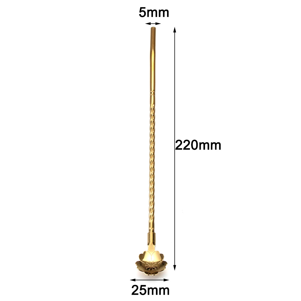 Long Twisted Straw Spoon Portable Stainless Steel Tea Scoop Bent Filter Colored Drinking Straw Cocktail Coffee Stirring Spoons