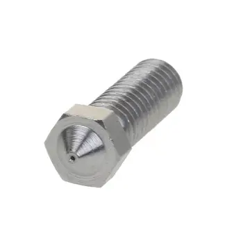 

5Pcs 3D Printer Parts All Metal Volcano Stainless Steel Nozzles For 3D Printer 0.4mm For 1.75mm Extra Lengthen M6 Nozzles