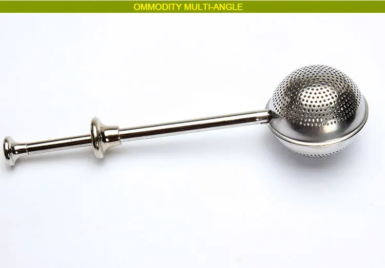 Manufacturers Direct Selling Punching Large Stretching Tea Strainer 304 Stainless Steel Tea Filter Tea Useful Product Tea Ball T