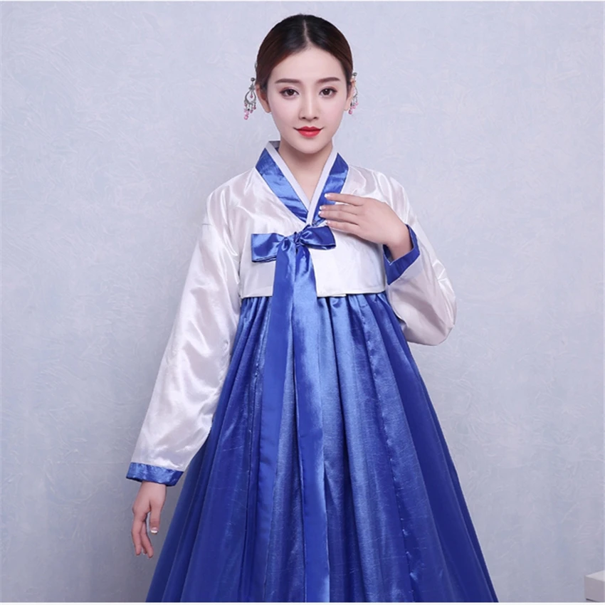 10Color Korean Fashion Ancient Costumes Women Hanbok Dress Traditional Party Asian Palace Cosplay Performance Clothing