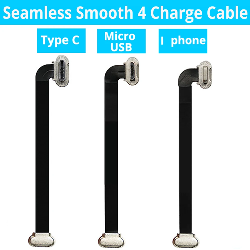 75 мм бесшовный гладкий 4 зарядный кабель типа C Micro USB для Samsung Huawei Zhiyun Smooth |