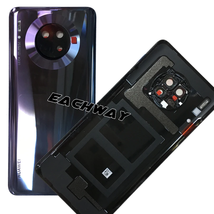 Huawei mate 30 Крышка для батареи, стеклянный чехол для задней двери для huawei mate 30, задняя крышка для батареи, корпус с объективом камеры, замена