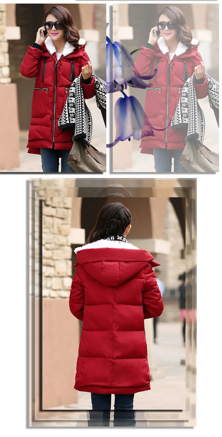Зимнее пальто для беременных, длинный утепленный пуховик с капюшоном, повседневное пальто для беременных женщин, одежда для беременных, верхняя одежда размера плюс S-5XL