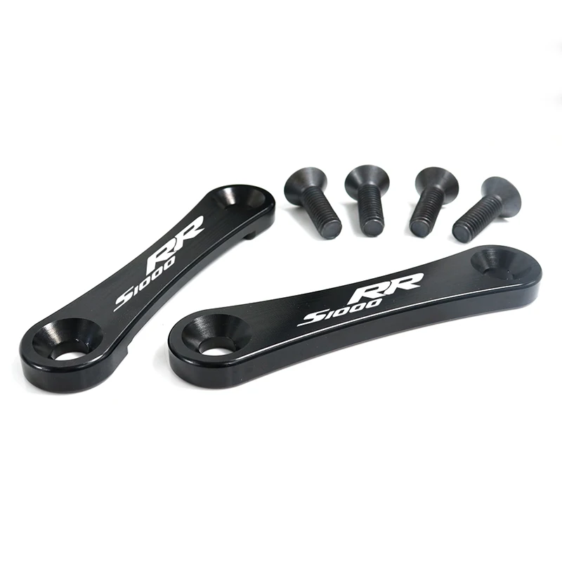 

Fit For BMW S1000RR 2009-2018 S1000R 2014-2020 Rear Passenger Peg Holes Cover CNC Billet Aluminum Footpeg Block Off Plates