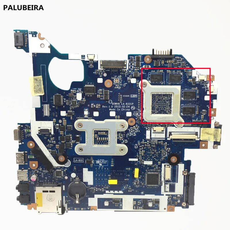 

PALUBEIRA NB.C1811.001 Main board For Acer aspire V3-551 V3-551G Motherboard Q5WV8 LA-8331P DDR3 with video card chip