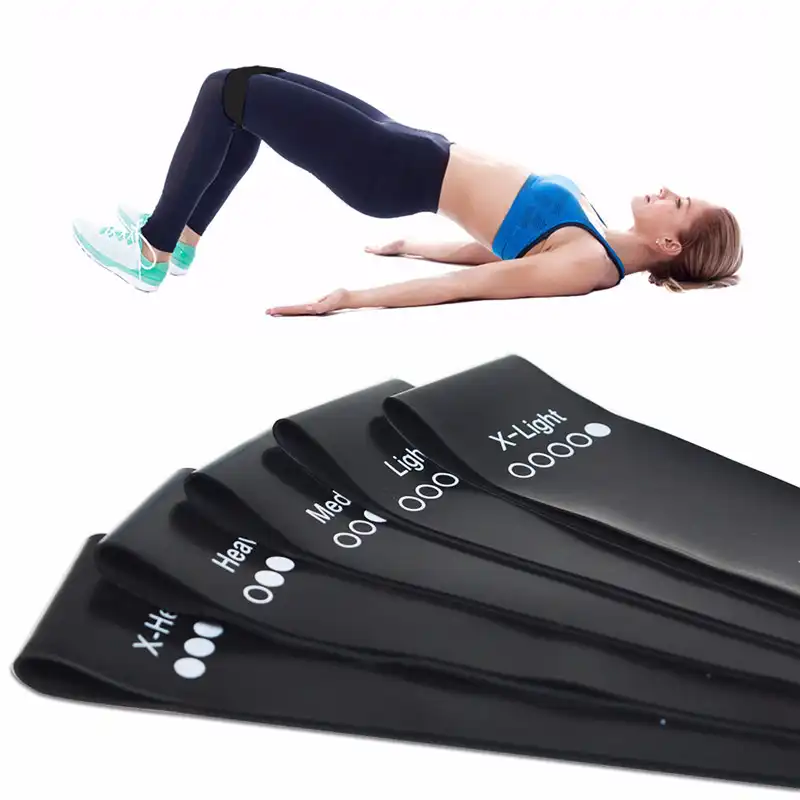 Xc Lohas Pilates Yoga Resistance Bands Set Indoor Sport Gym Fitness Rubber Stretch Training Equipment Elastic Expander 5 Levels Resistance Bands Aliexpress
