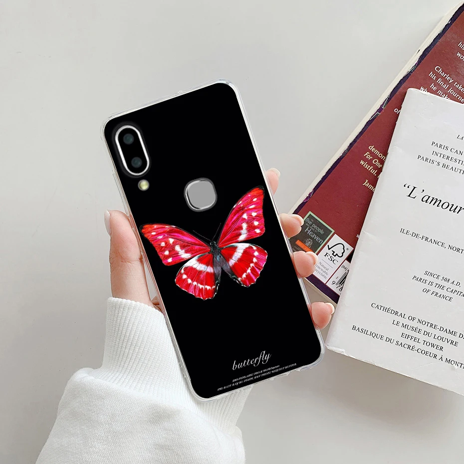 For vivo V9 1723 Y85 Case Soft TPU Silicone Back Cover Phone Case