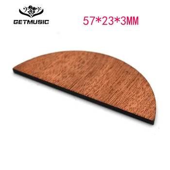 

1 pcs Semicircle Shape Sapele Acoustic Guitar Neck End Heel Cover Guitar Heel Cover Plate Shell for Guitar Luthier Material