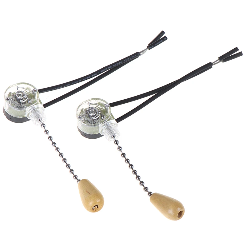 4pcs Wall Light Pull Switch Home Ceiling Fan Lamp Universal Pull Chain SwC.mc