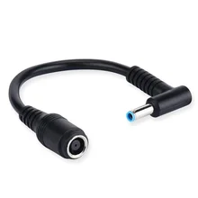 

7.4x5.0mm to 4.5x3.0mm Tip DC Power Adapter Charger Connector for HP Laptop Stream Spectre Pavilion Envy Elitebook Split Chrome