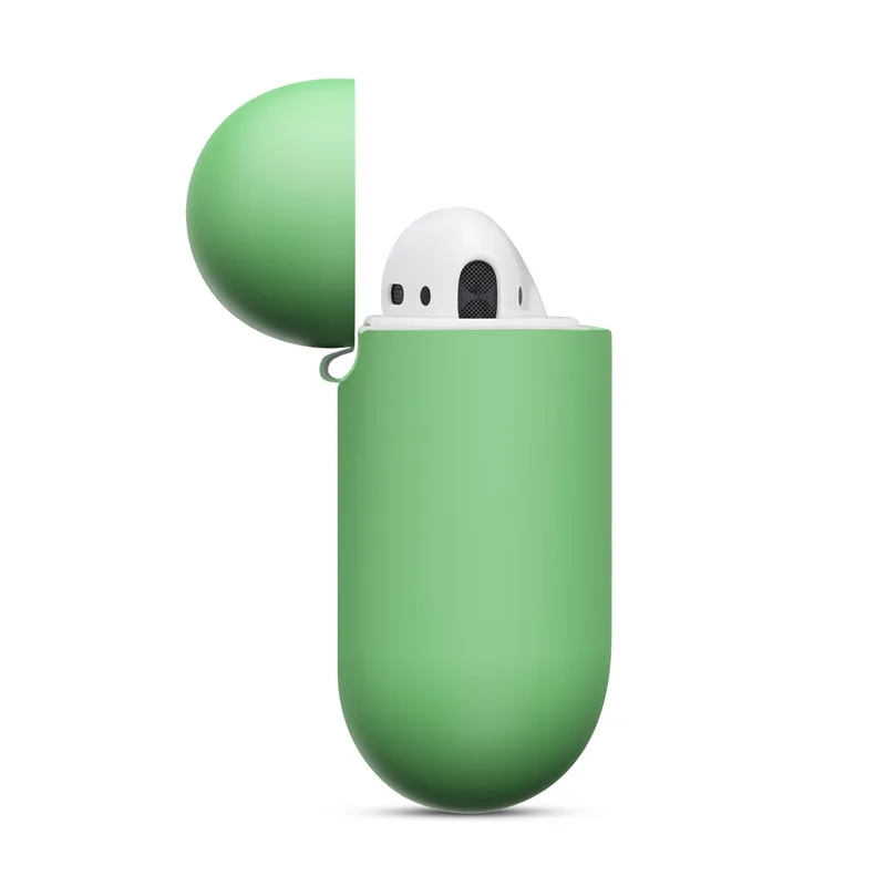 Мини Мягкий силиконовый чехол для Apple Airpods противоударный чехол для Apple гарнитура для Airpods чехол s ультра тонкий Air Pods защитный чехол