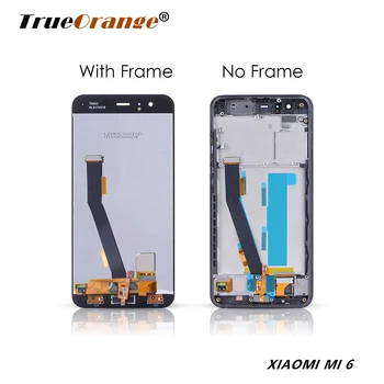 

LCD For Xiaomi Mi 6 LCD Display Touch Screen Digitizer with Frame Fingerprint Sensor For Xiaomi mi6 LCD Screen