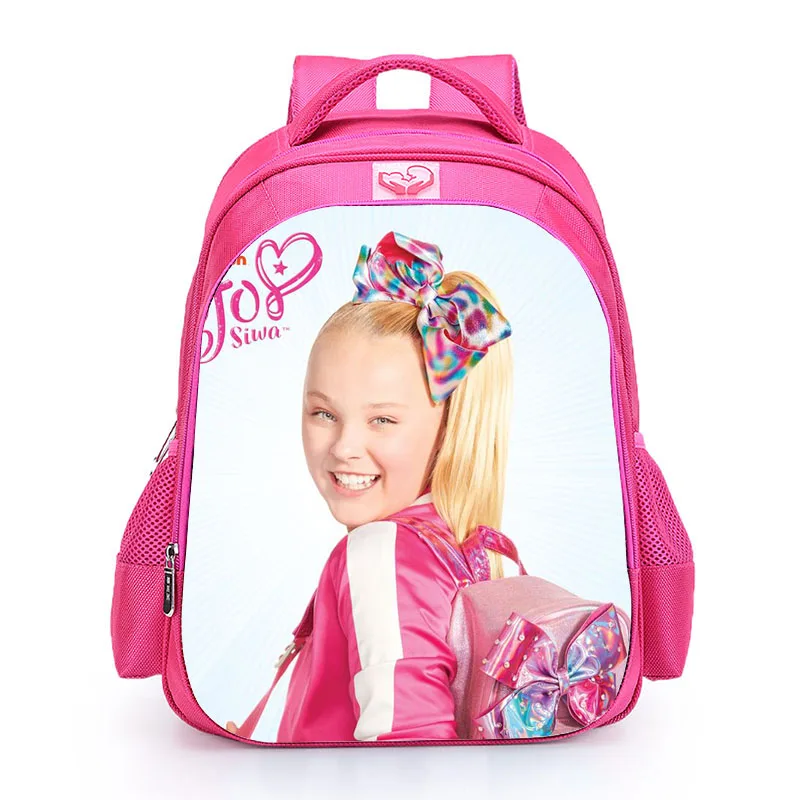 Поп-звезда Jojo Siwa рюкзак школьные сумки для девочек-подростков Повседневный Рюкзак Детские сумки для книг повседневные дорожные школьные сумки