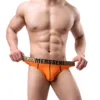 Men's Breathable Seamless Underwear Jockstrap Sexy Double Underwear G-Strings & Thongs Mens Briefs Sexy Buttocks Hollow Thong ► Photo 3/6