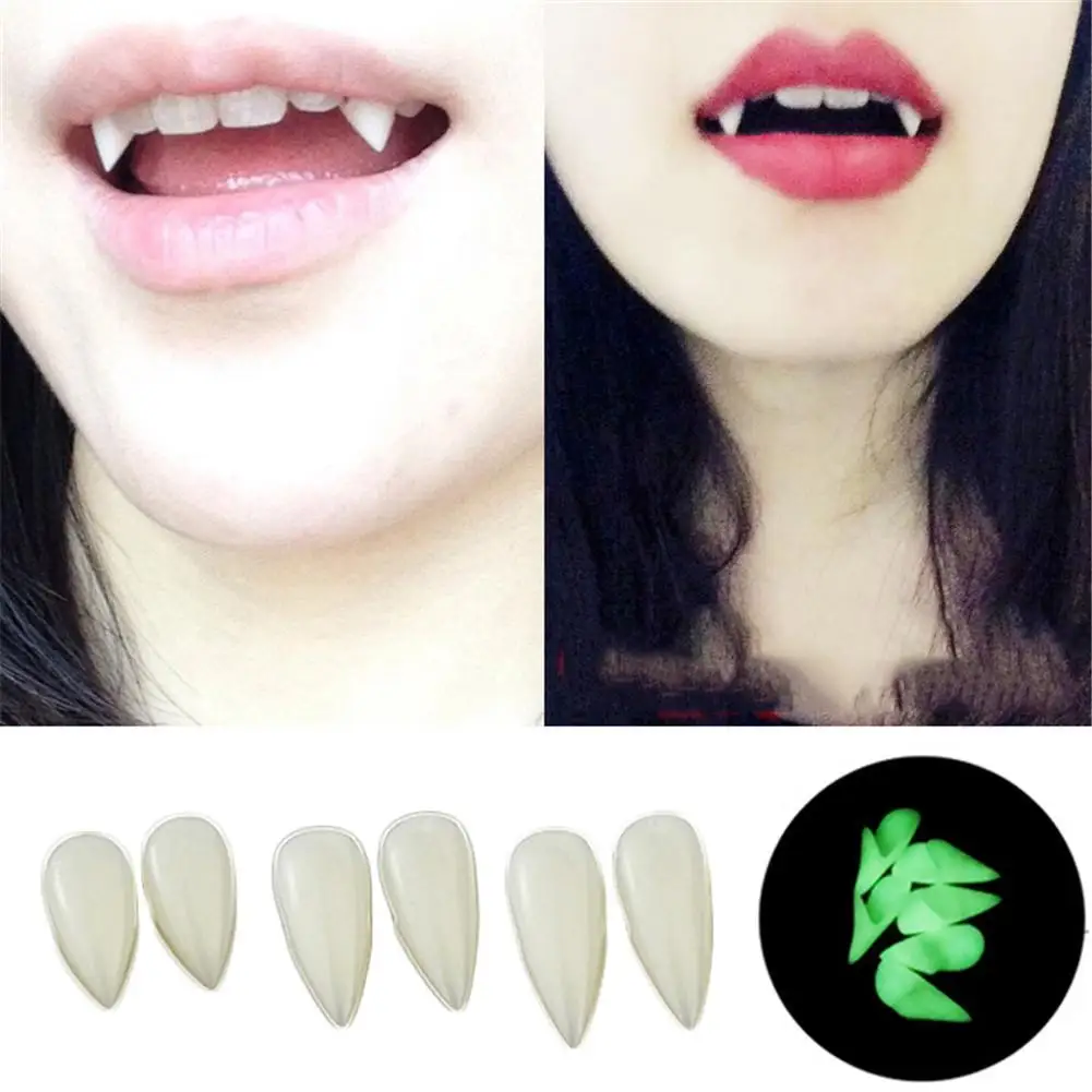 Cosplay Dentures Zombie Vampire Teeth Ghost Devil Fangs Halloween Party Props S