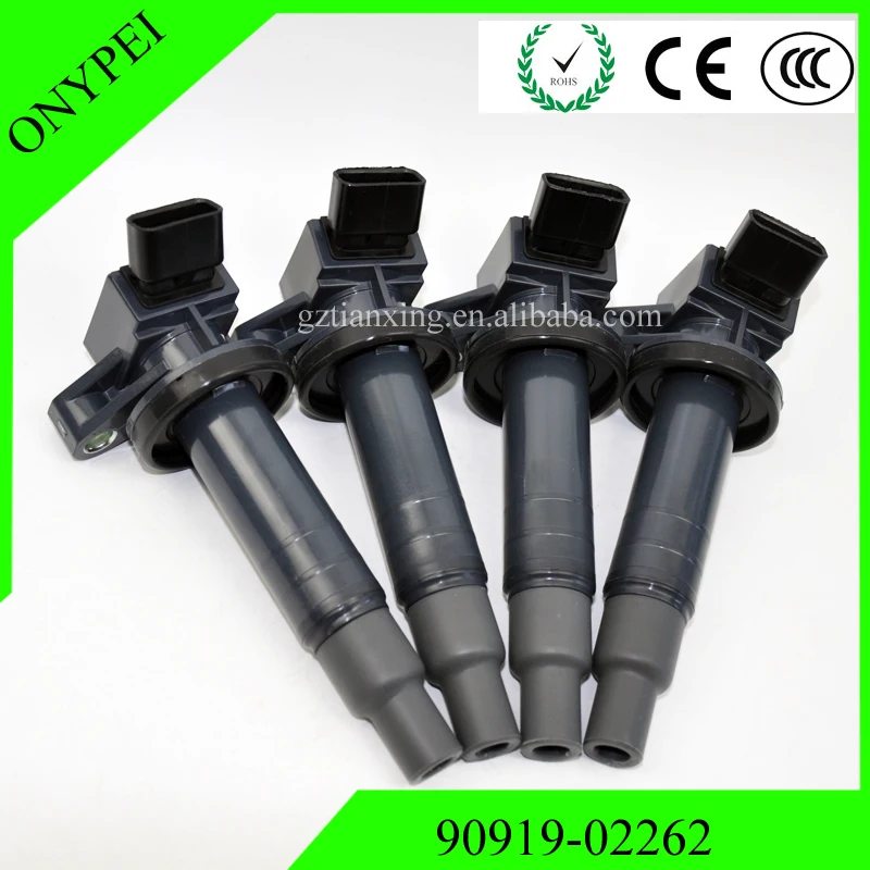Катушка зажигания для Toyota Corolla матрица Celica MR2 00 05 1 8l 1ZZFE 90919 02262 4 шт. 02239