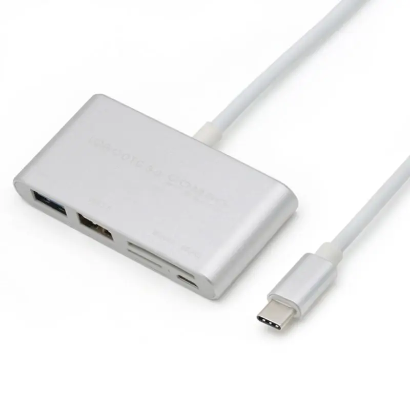USB C3.1 type-C OTG для чтения карт/USB 3,0 концентратор/SD/TF адаптер для ноутбуков типа C A5YA