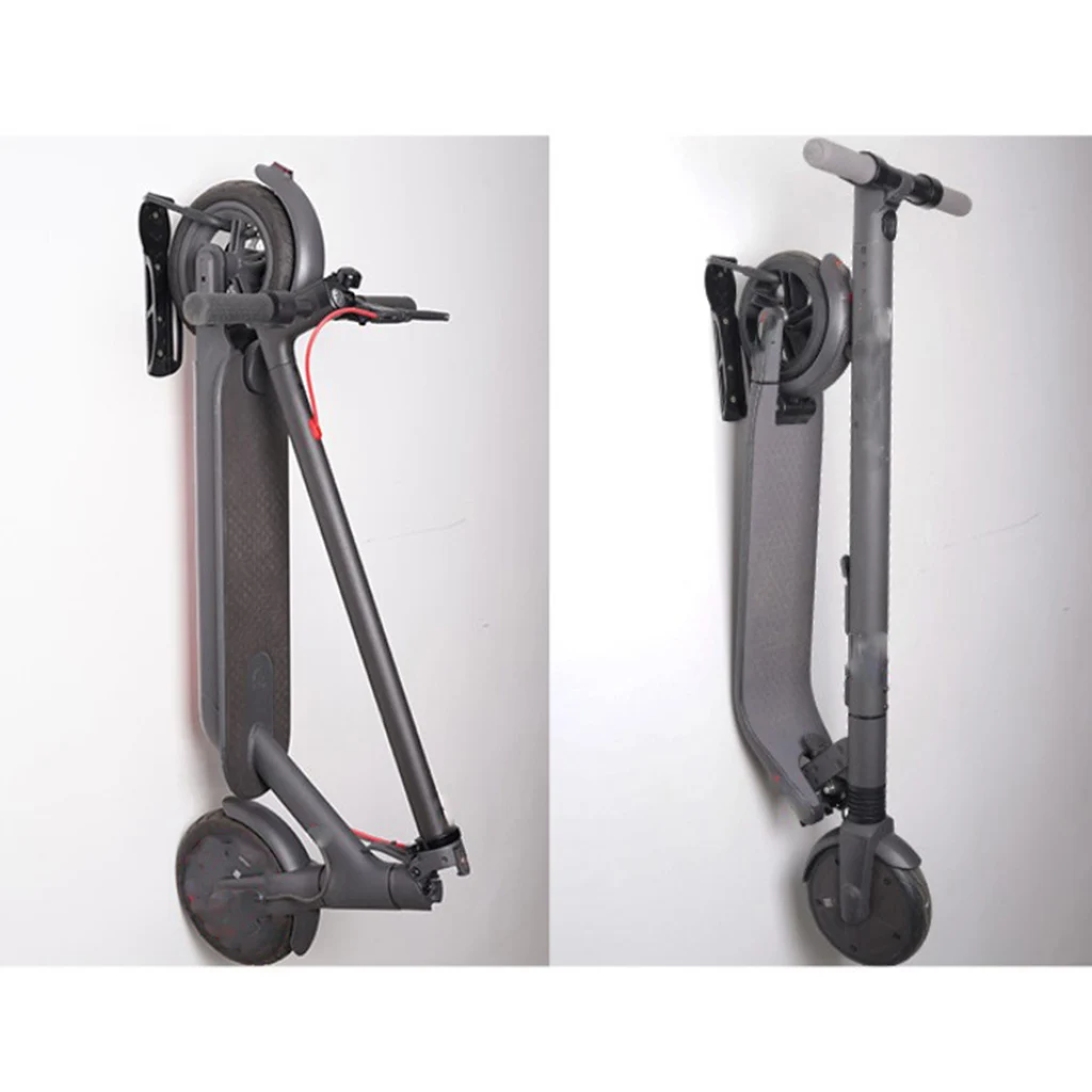 Electric Scooter Metal Scooter Wall Stand Holder Frame Bike Wall Hanger Hook Garage Indoor Bike Storage Wall Mount - 10' x 3'