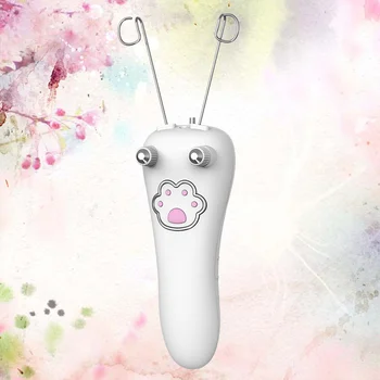 

1PC USB Charging Facial Hair Remover Electric Beauty Epilator Facial Threading Hair Shaver Face Massager for Women Ladies (Pink)