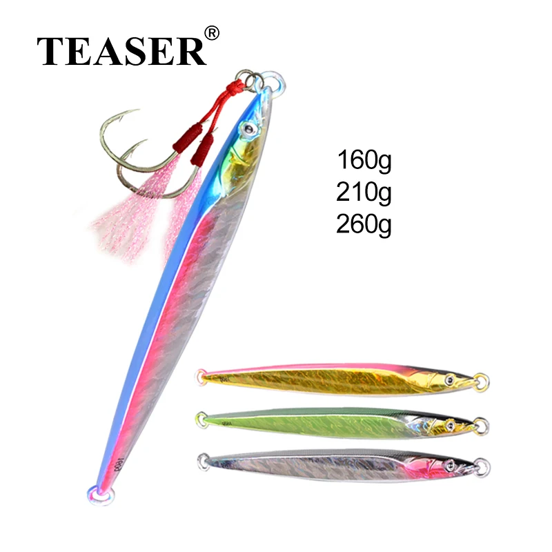 Artificial Vertical Jigging Saltwater Vertical Jigs Metal Fishing