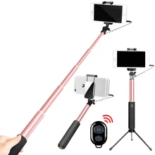 Мобильный телефон Bluetooth селфи палка пульт дистанционного управления тренога для селфи настольная подставка зеркало, селфи-Палка для Xiaomi/huawei
