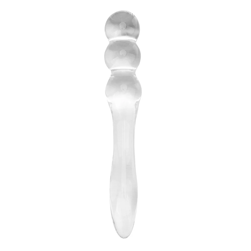 19cm Glass Anal Beads Butt Plug For Women Vaginal Men Prostate Massager Dildo Female Masturbator Sex Toys Adults Erotic Products