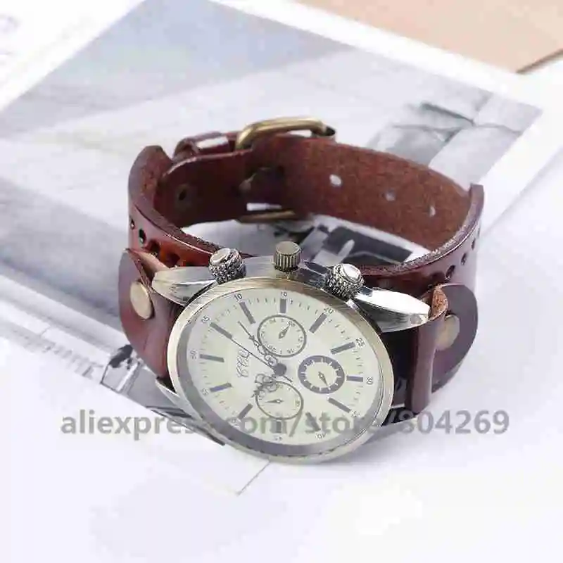 CCQ Vintage Rectangle Leather Bracelet Watch Antique Bronze Dial Women Wrist Watch Quartz Black Watch CCQ 920043