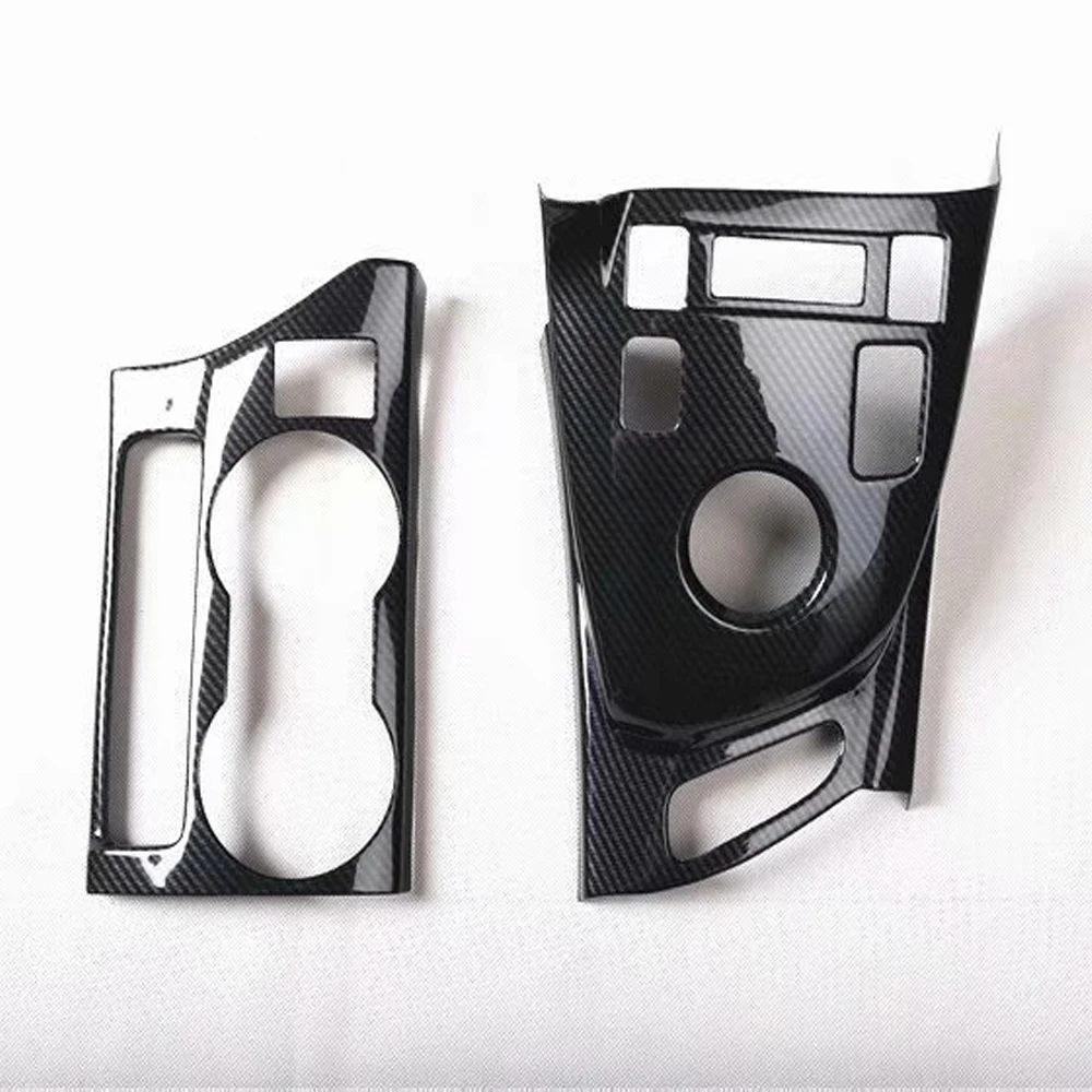 

New ABS Car Trim For Toyota Corolla Two Engine 2019 2020 Gear Shift Water Cup Holder Cover Styling Auto Moldings 2pcs