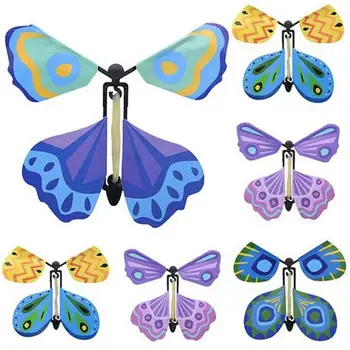 

Magic Flying Butterfly Toy Skill Magic Props Children Outdoor Toys For Children Over Three Years Old 12*11CM Rubber Material