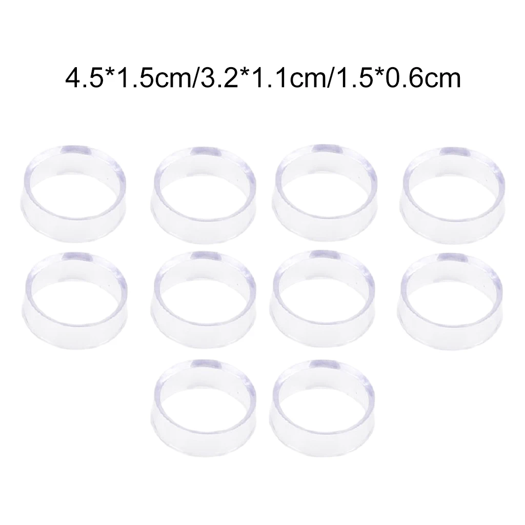 10 PCS Acrylic Clear Display Stand Sphere Holder For Crystal Ball Quartz Glass Stone Base Pedestal Support Decor 5