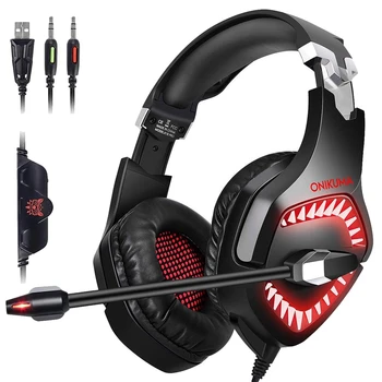 

ONIKUMA Gaming Headphones for PC, One,PS4, Mac, NS,Laptop,Tablet,Phone 3.5MM Headphones
