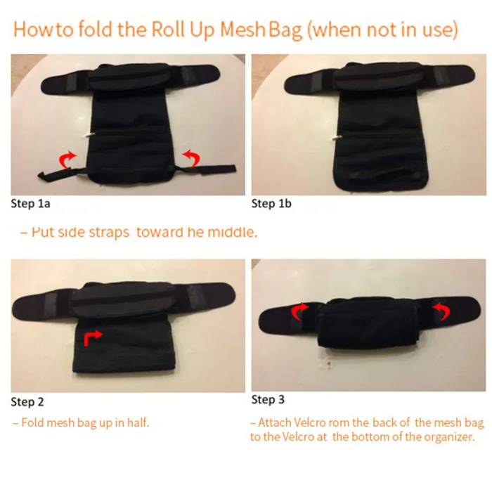 Stroller Organizer with Cup Holders Non-skid Strap Storage Bag for Phone Wallet Toys Bottle Diaper VJ-Drop
