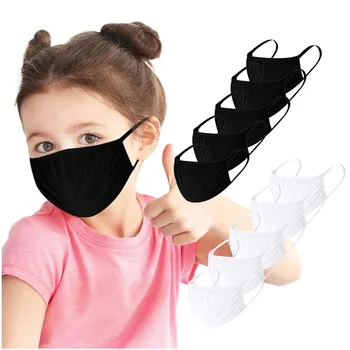

Child Kids Solid Color Reusable Breathable Protection Cotton Mask 10 Pack Face Mask Mondkapjes Wasbaar Masque De Protection