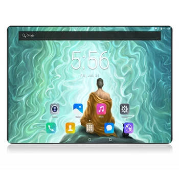 

2020 Black 6GB RAM 128GB ROM Gaming Tablet Octa Core 10" 8MP 1280x800 Full Screen Dual 2.5D Glass WIFI 4G FDD LTE Phone Pad