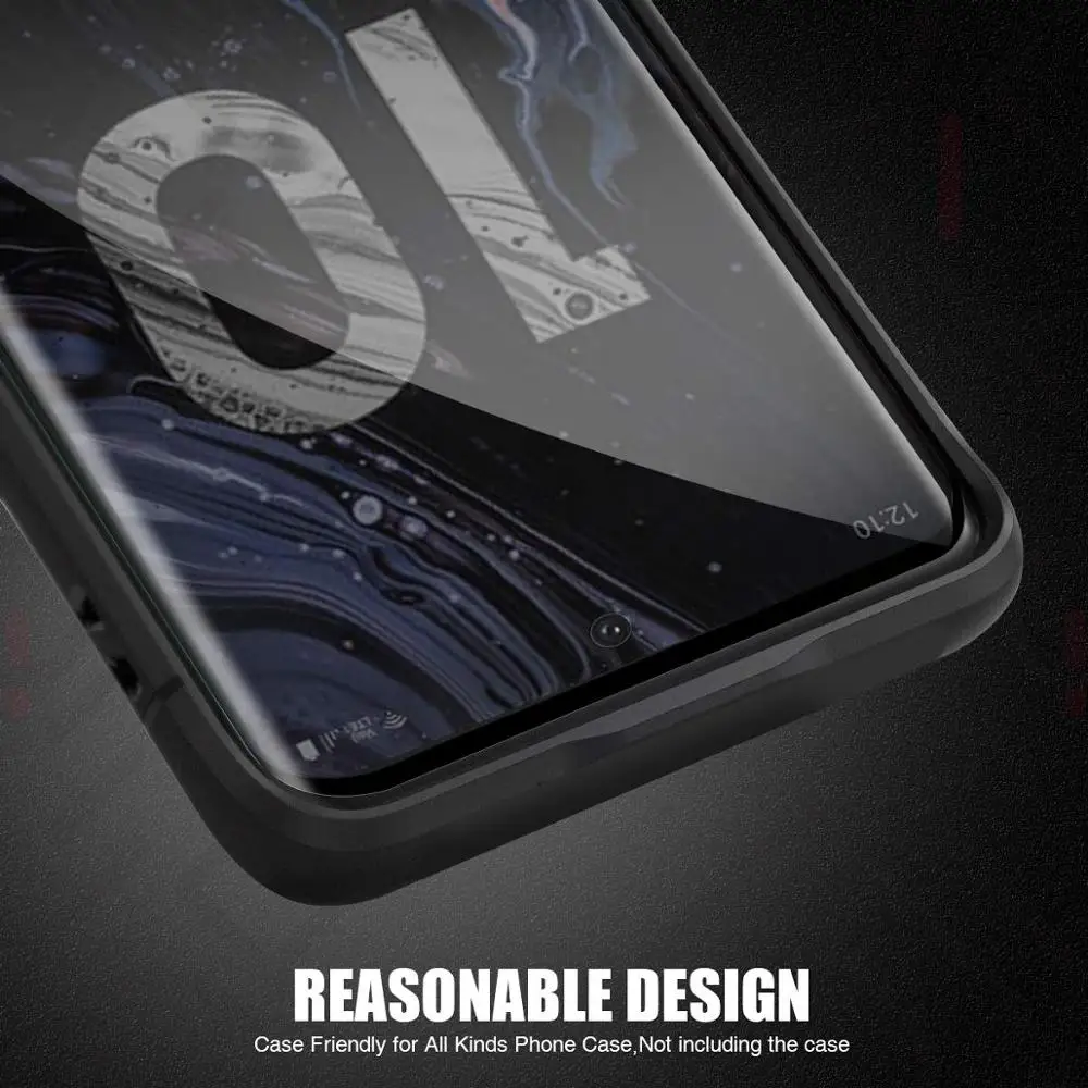 Закаленное стекло 9D с полным покрытием для samsung Galaxy Note 8, 9, Note 10 Pro, S7 Edge, S8, S9, S10 PLUS, защита экрана от шпиона