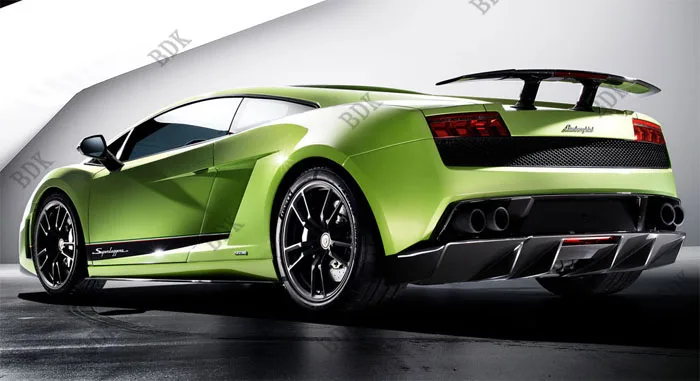 

Fit for Gallardo LP550 LP560 LP570 modified carbon fiber rear wing rear spoiler wing real lip rear bumper