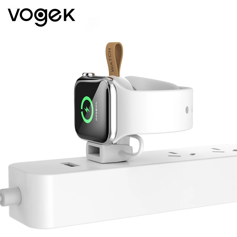 Vogek Новое портативное магнитное Беспроводное зарядное устройство для Apple Watch 1 2 3 4