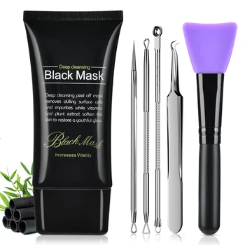 

Blackhead Remover Tearing Mask Deep Cleaning Skin Care Peel Off Masks Oil Control Deep Purifying Charcoal Black Mud Mask